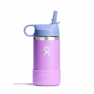 Hydro Flask 12 oz Kids Wide Mouth w/ Straw Cap Anemone | ZYOG-26793