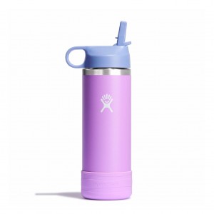 Hydro Flask 18 oz Kids Wide Mouth w/ Straw Cap Anemone | WEZR-23409