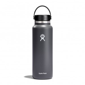 Hydro Flask 20 oz Brede Mouth Stone | GIDV-57984