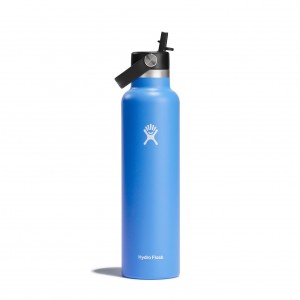 Hydro Flask 24 oz Standard Mouth with Flex Straw Cap Cascade | KOEL-50729