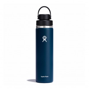 Hydro Flask 24 oz Wide Mouth with Flex Chug Cap Indigo | PTQY-48975