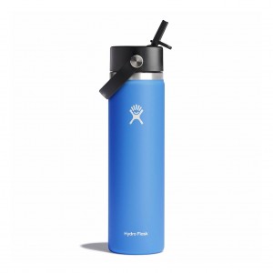 Hydro Flask 24 oz Wide Mouth with Flex Straw Cap Cascade | XPLI-80639