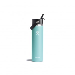 Hydro Flask 24 oz Wide Mouth with Flex Straw Cap Dew | UGWH-65234