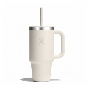 Hydro Flask 32 oz All Around™ Travel Tumbler Ivory | XLBY-41857