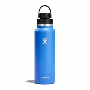 Hydro Flask 40 oz Wide Mouth with Flex Chug Cap Cascade | SAZI-59314