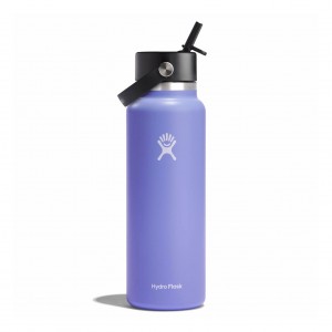 Hydro Flask 40 oz Wide Mouth with Flex Straw Cap Lupine | MSET-43960