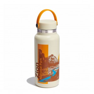 Hydro Flask National Park Foundation 32 oz Wide Mouth Zion | VKUA-29815