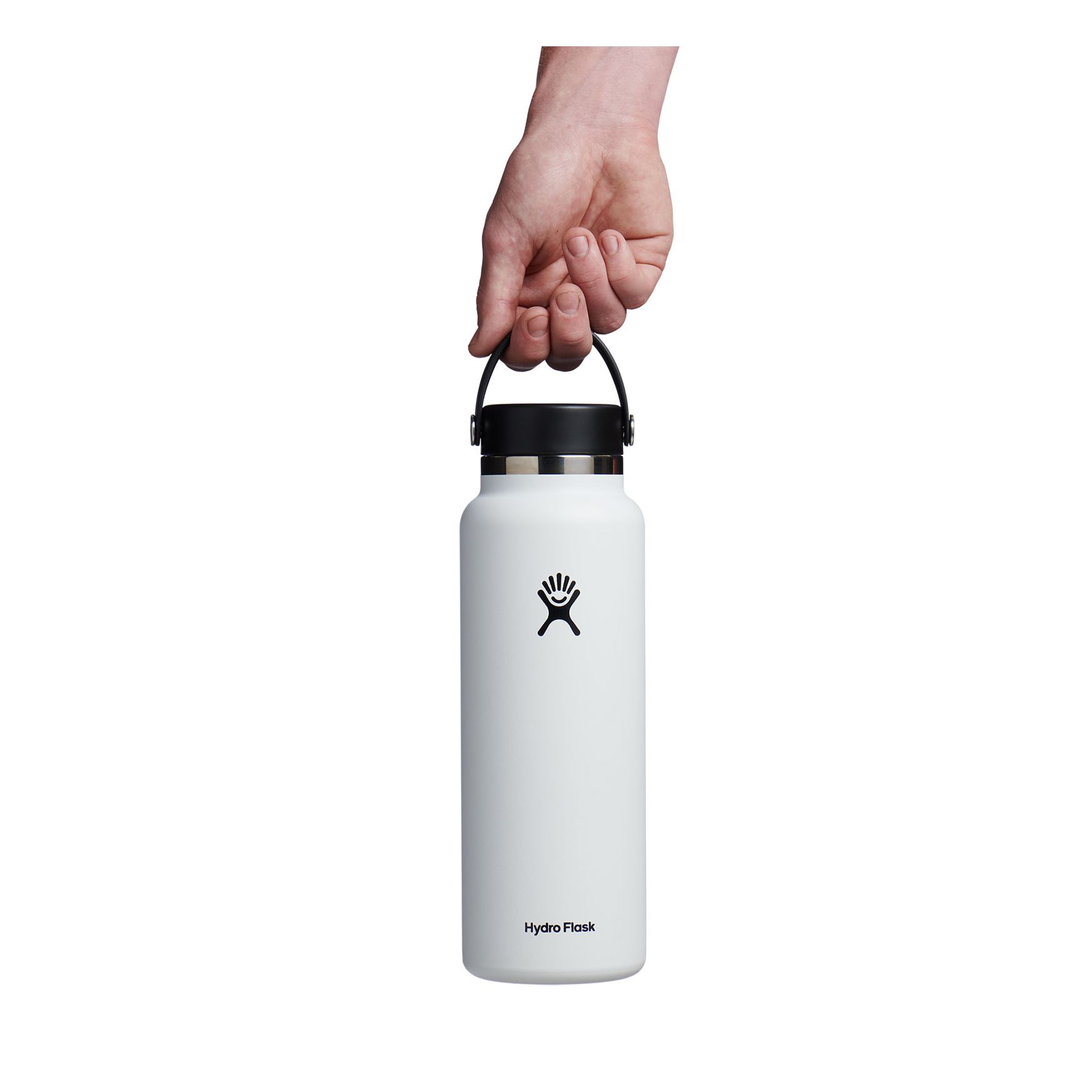 Hydro Flask 20 oz Brede Mouth Hvide | ZLBC-17829