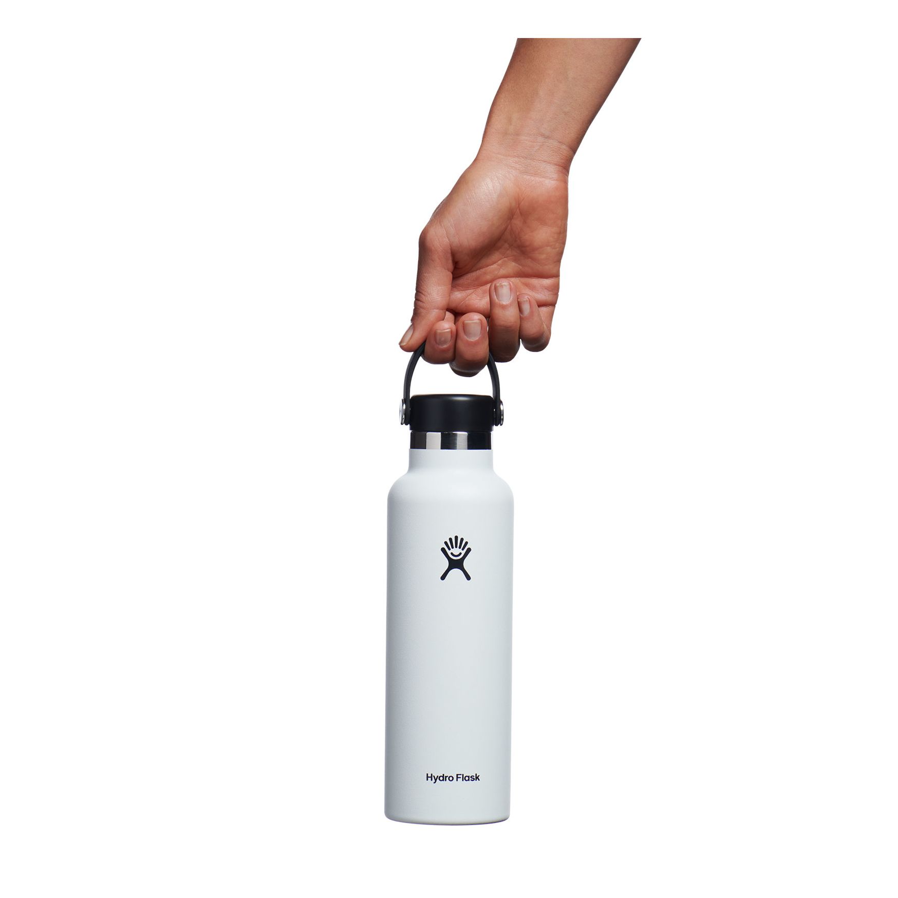 Hydro Flask 21 oz Standard Mouth Hvide | XNQT-73651