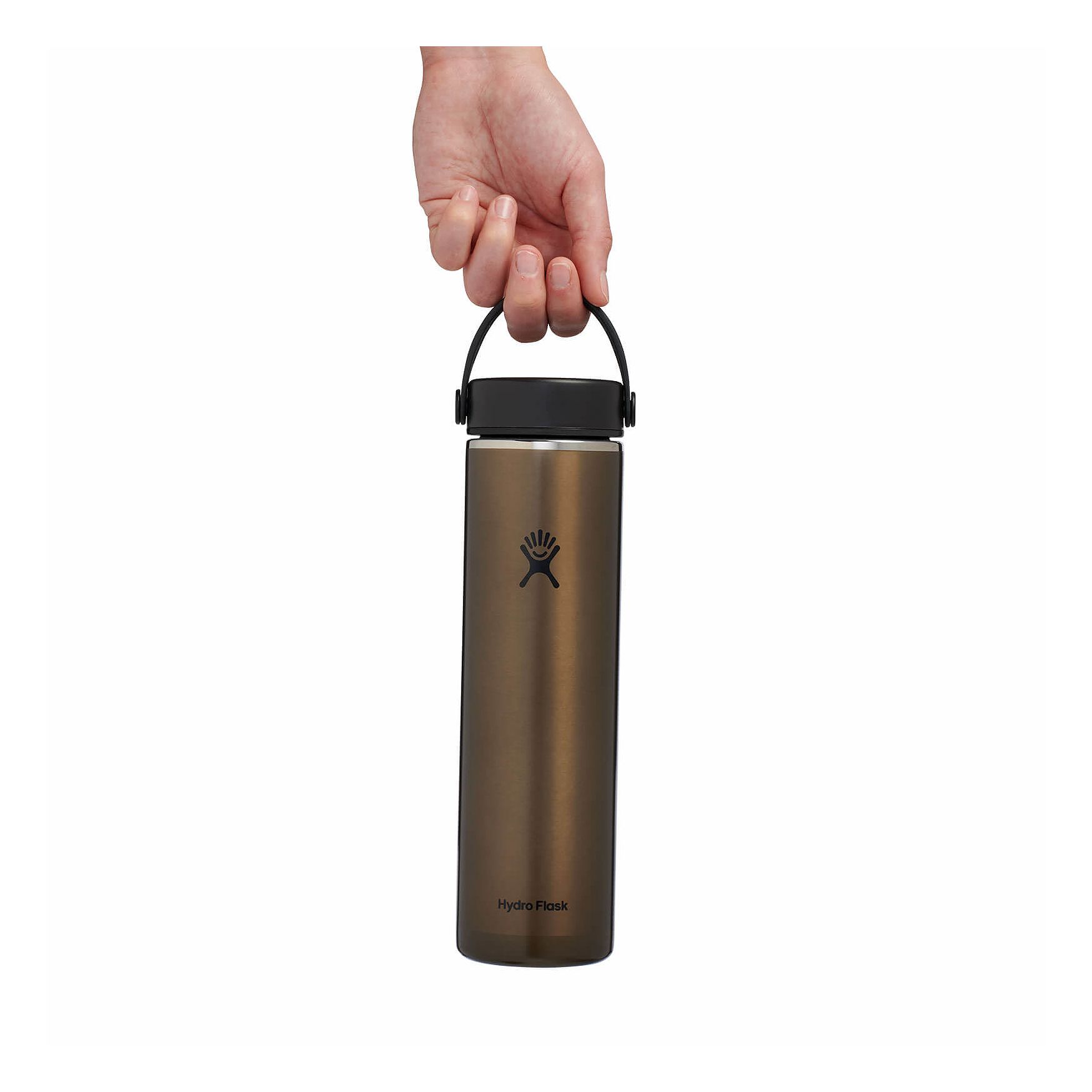 Hydro Flask 24 oz Lightweight Wide Mouth Trail Series™ Obsidian | LAVK-96430