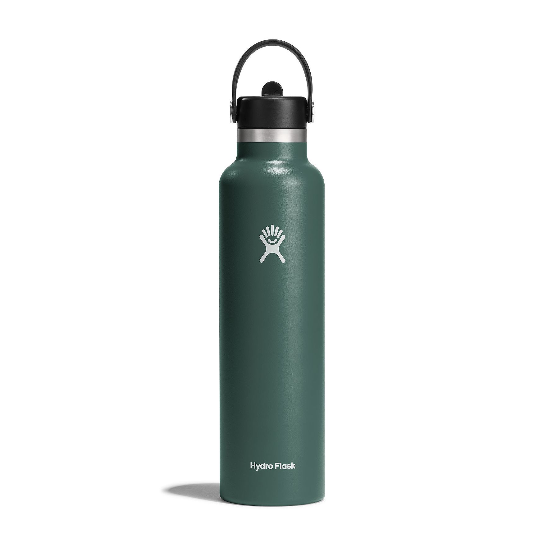 Hydro Flask 24 oz Standard Mouth with Flex Straw Cap Fir | YDER-48291