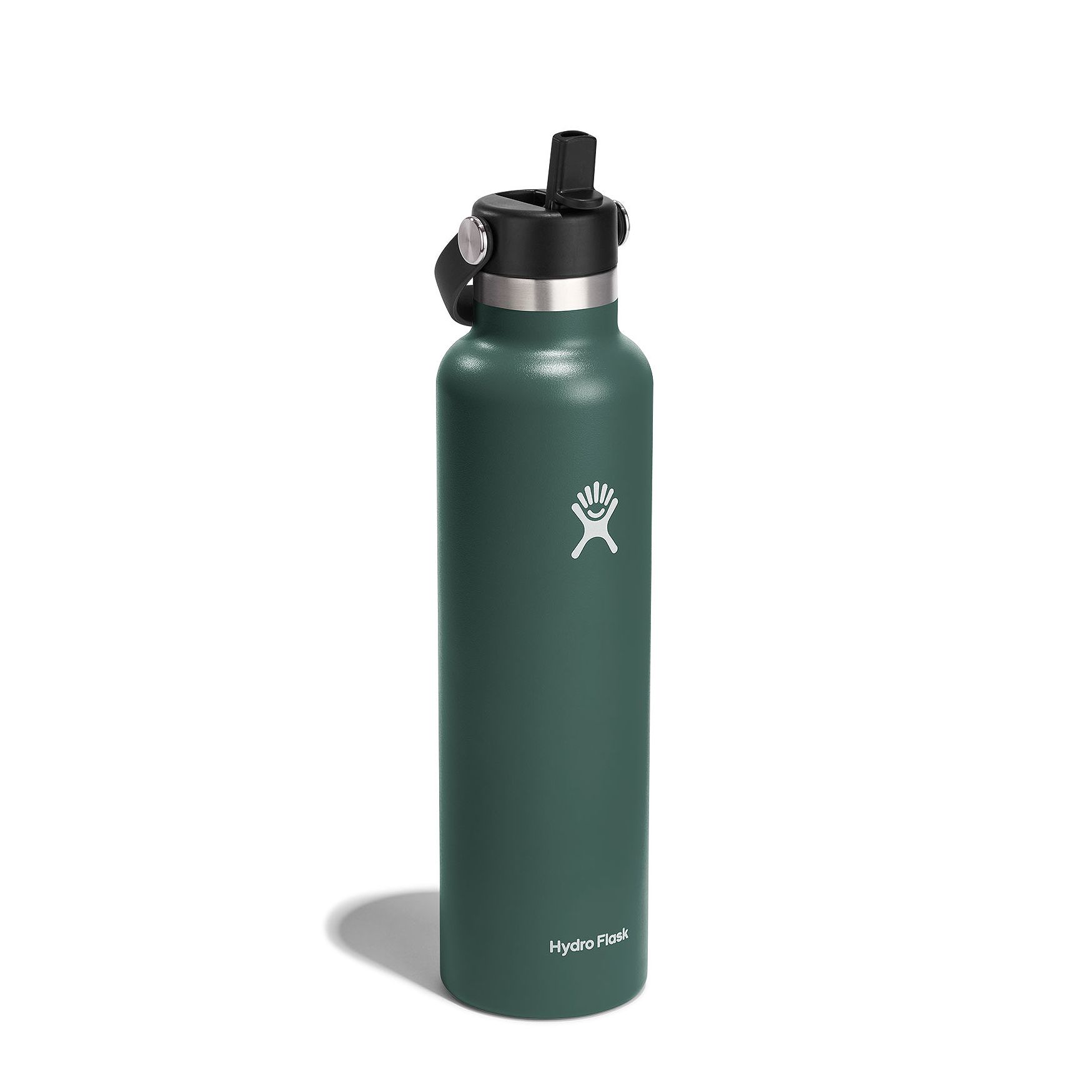 Hydro Flask 24 oz Standard Mouth with Flex Straw Cap Fir | YDER-48291