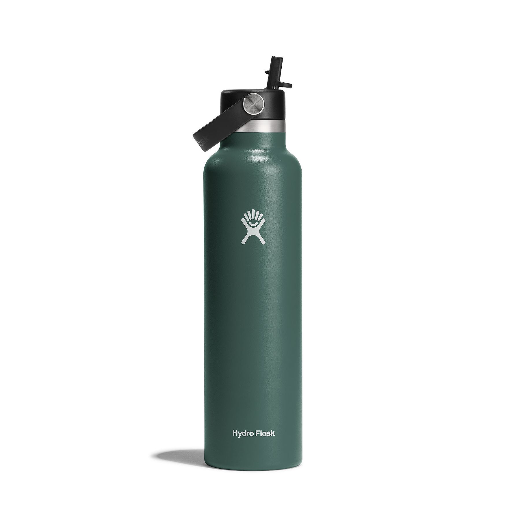 Hydro Flask 24 oz Standard Mouth with Flex Straw Cap Fir | YDER-48291