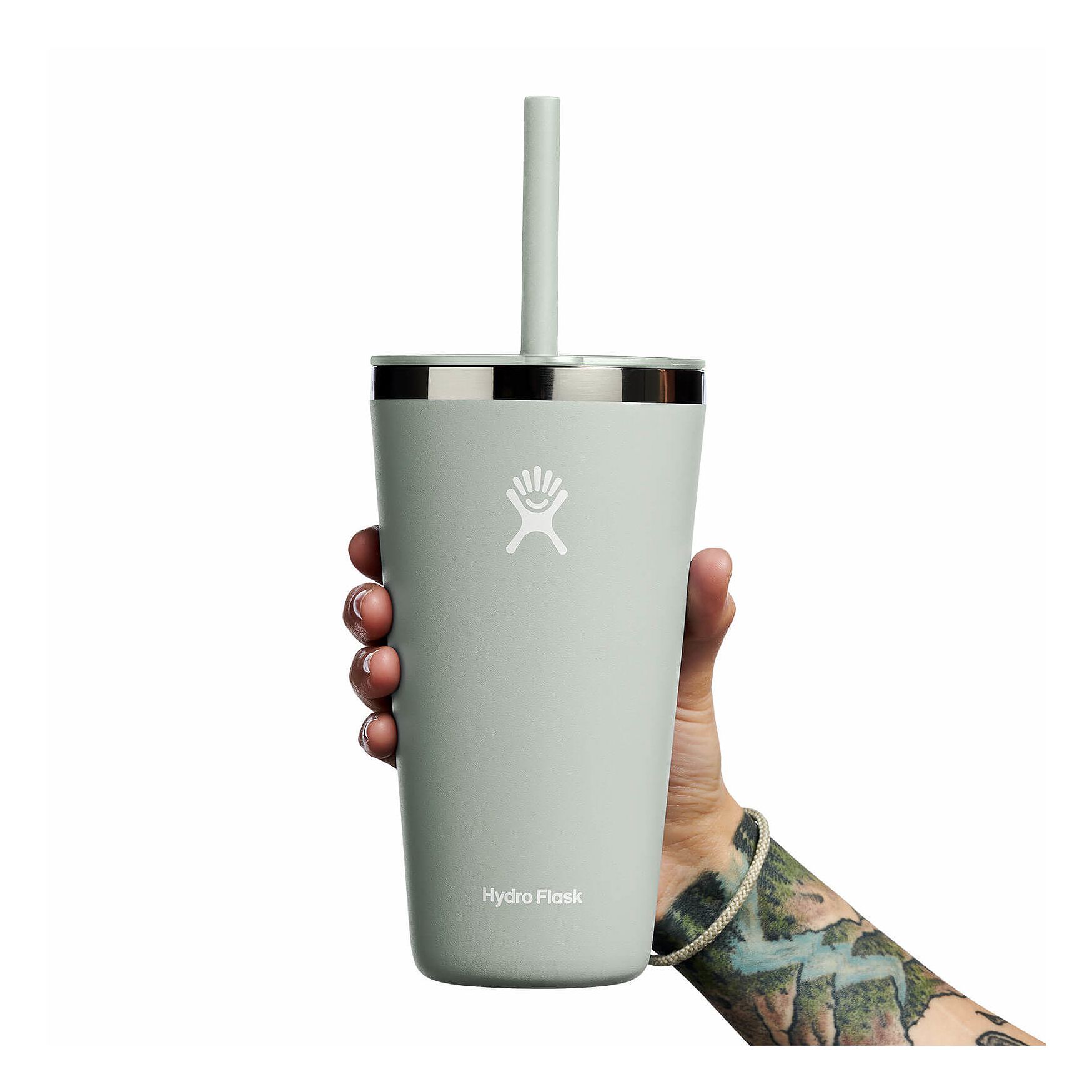 Hydro Flask 28 oz All Around™ Tumbler with Straw Lid Agave | KGZH-07543