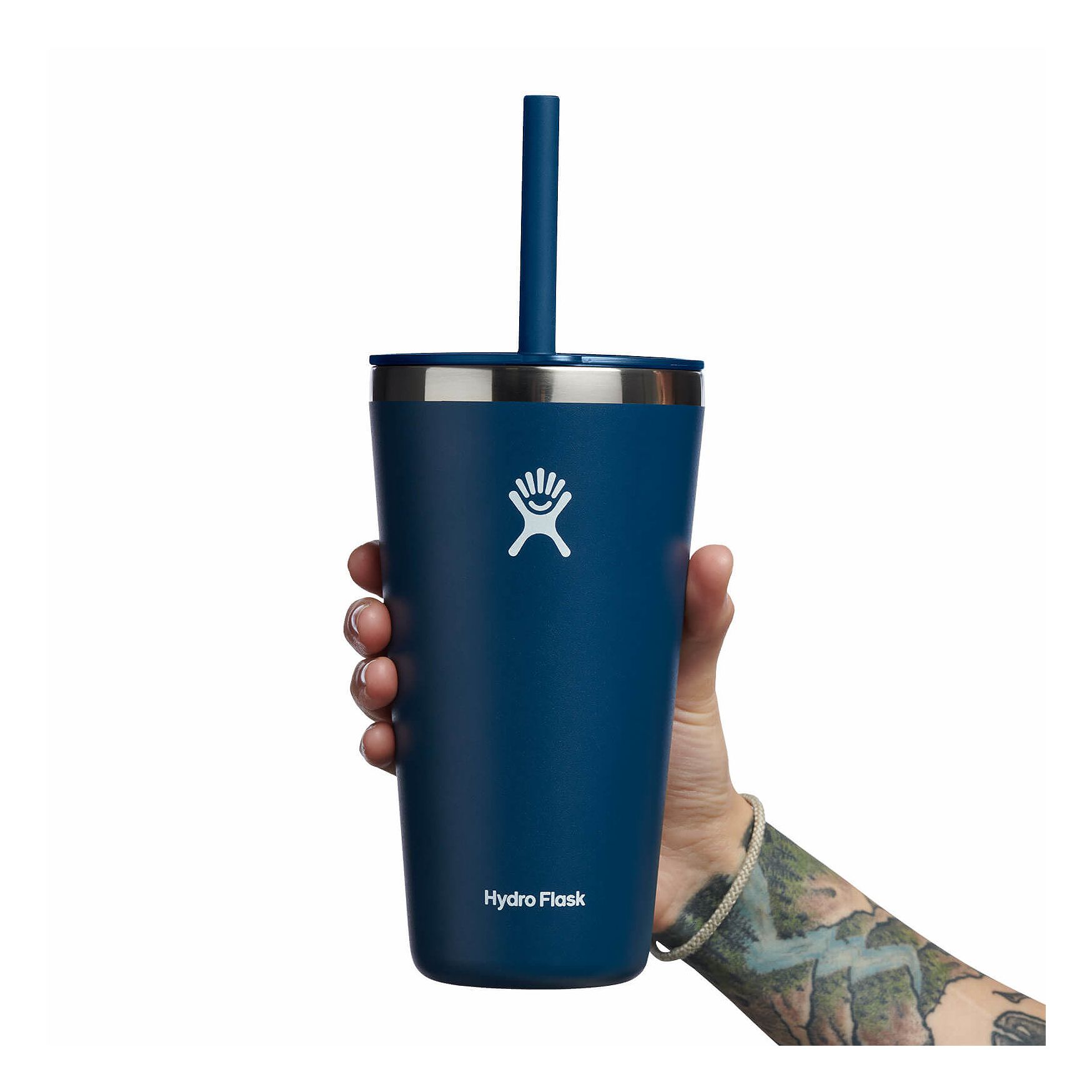 Hydro Flask 28 oz All Around™ Tumbler with Straw Lid Indigo | IYSK-04527