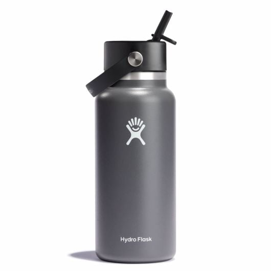 Hydro Flask 32 oz Wide Mouth with Flex Straw Cap Stone | TMVS-35914